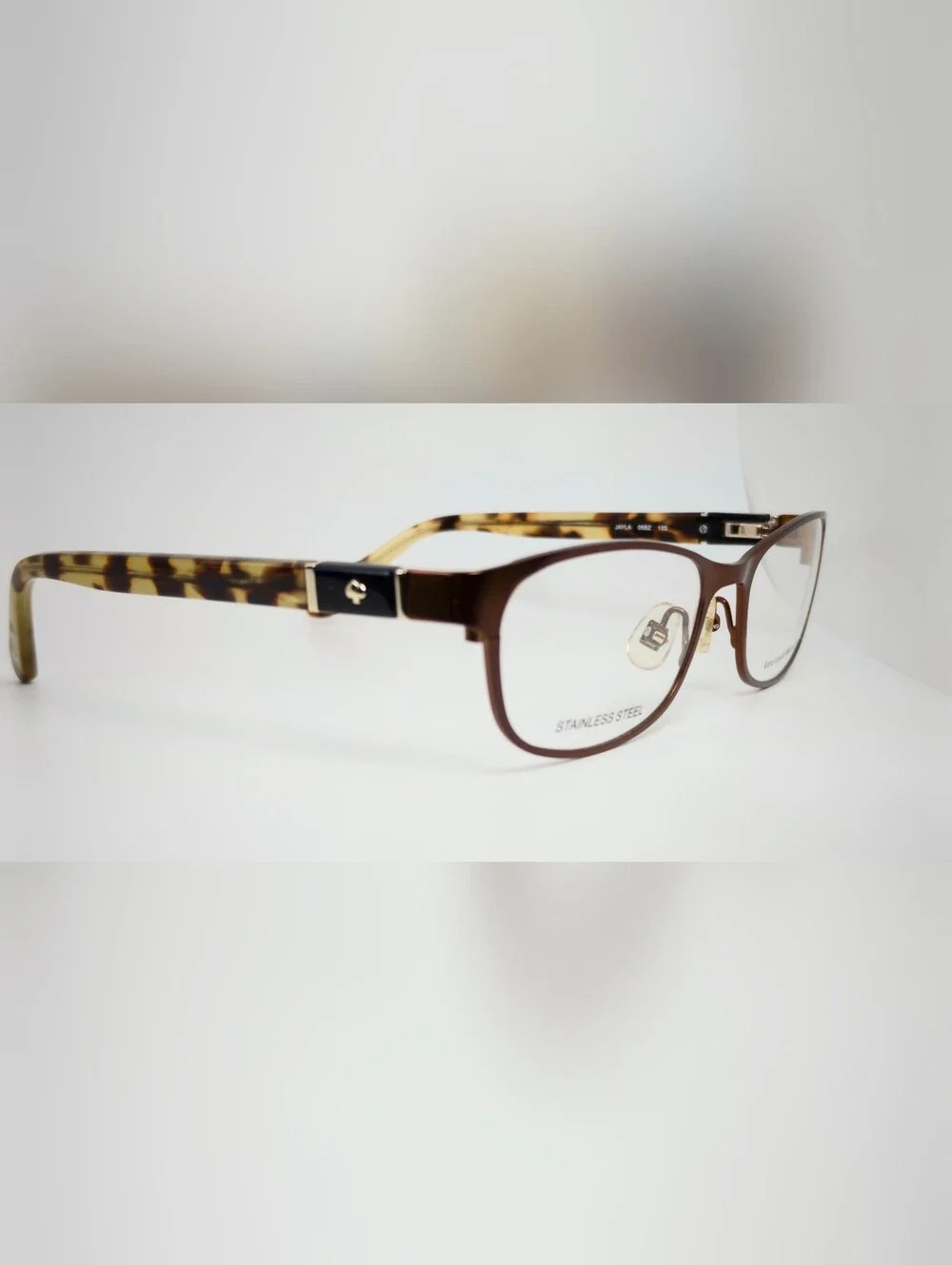 Kate Spade New York. Brown Copper  Stainless Steel Eyeglass Frames.